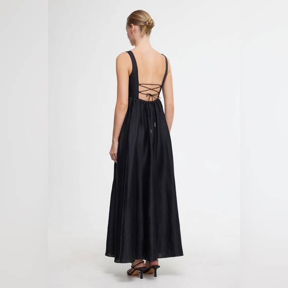 ACLER NWT Sandgate Black Midi Dress 2 - Picture 5 of 12